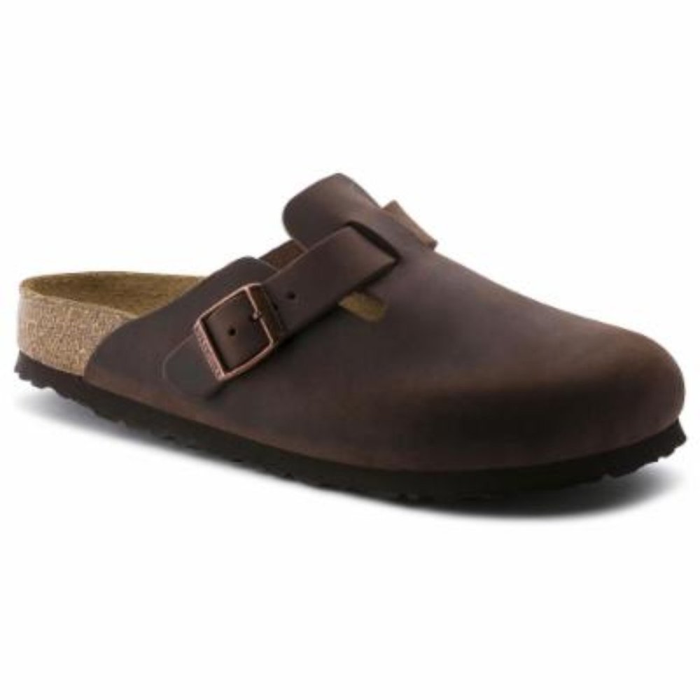 Birkenstock Boston - Habana Leather